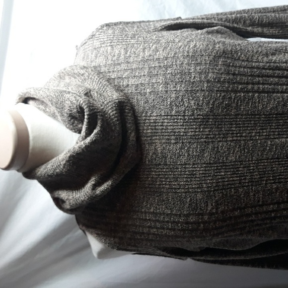 Sweater Dress Nadia Abaulhosen J&L Black Tan Cut out Shoulders - Picture 6 of 9